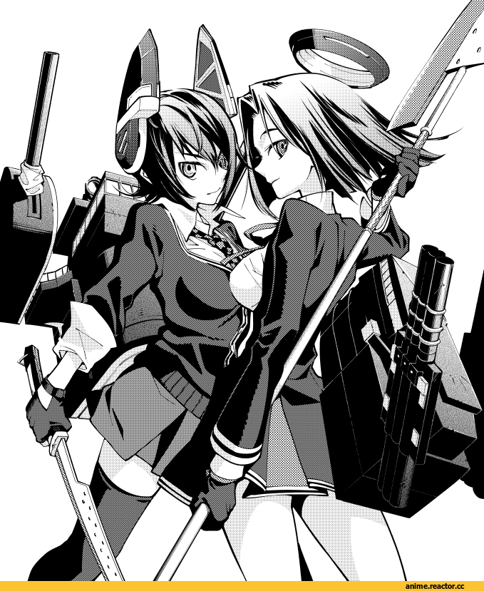 nakatani, Anime Art, tenryuu (kantai collection), Kantai Collection, tatsuta (kantai collection), Kaga (Kantai Collection), Akagi, Monochrome (Anime), Anime