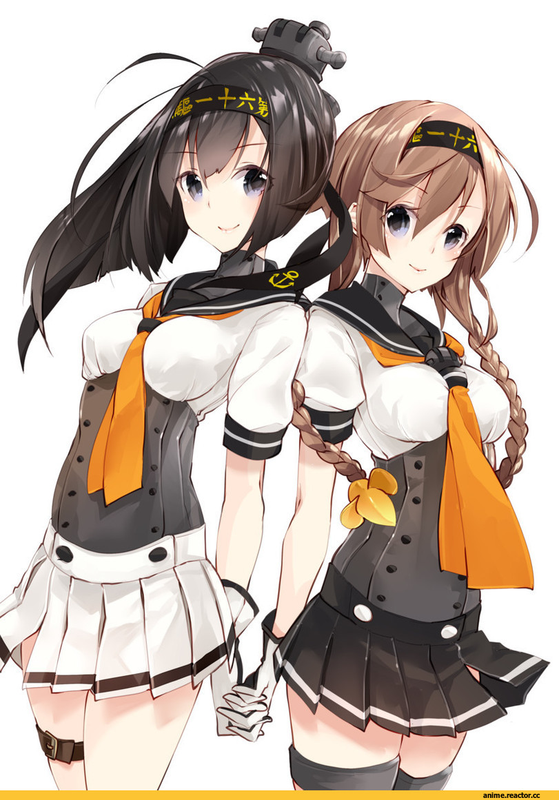 Akizuki (Kantai Collection), Kantai Collection, Teruzuki (Kantai Collection), Аниме арт, 218, Anime