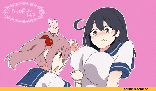 anime gif, sazanami, Kantai Collection, Ushio, Anime