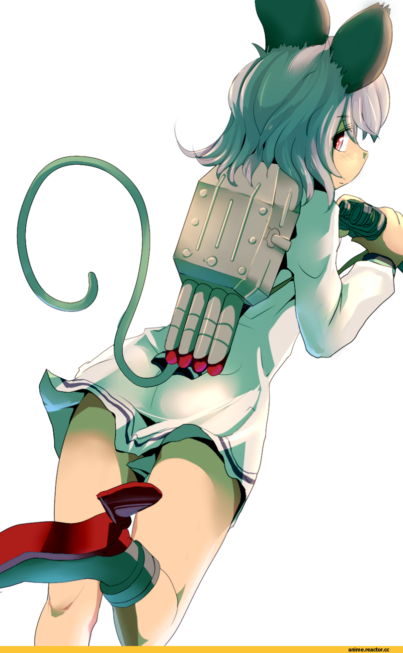 Ishikkoro, Anime Art, Nazrin, Touhou Project, Yukikaze (Kantai Collection), Kantai Collection, Nezumimimi, Animal Ears, Anime