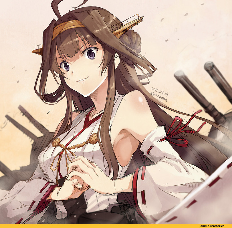 Kongou (Kantai Collection), Kantai Collection, Tomozo Kaoru, Anime Art, Anime