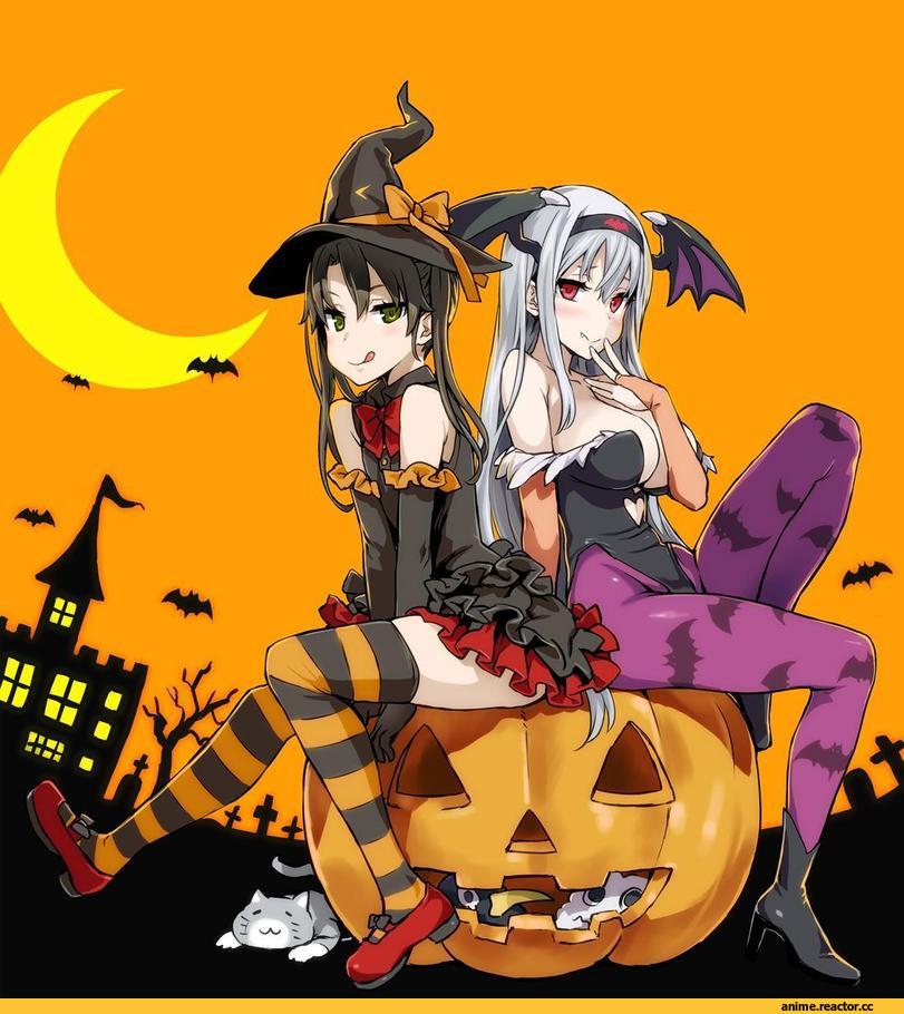 Asanagi, failure penguin, miss cloud, Morrigan Aensland, Shoukaku (Kantai Collection), Kantai Collection, Zuikaku (Kantai Collection), crossover, Anime