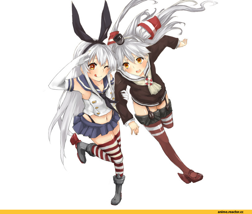 yan wen zi, Shimakaze, Kantai Collection, Amatsukaze (Kantai Collection), Anime