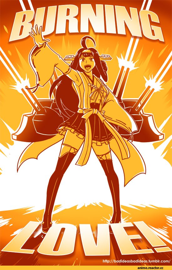 Kongou (Kantai Collection), Kantai Collection, bad idea, Anime