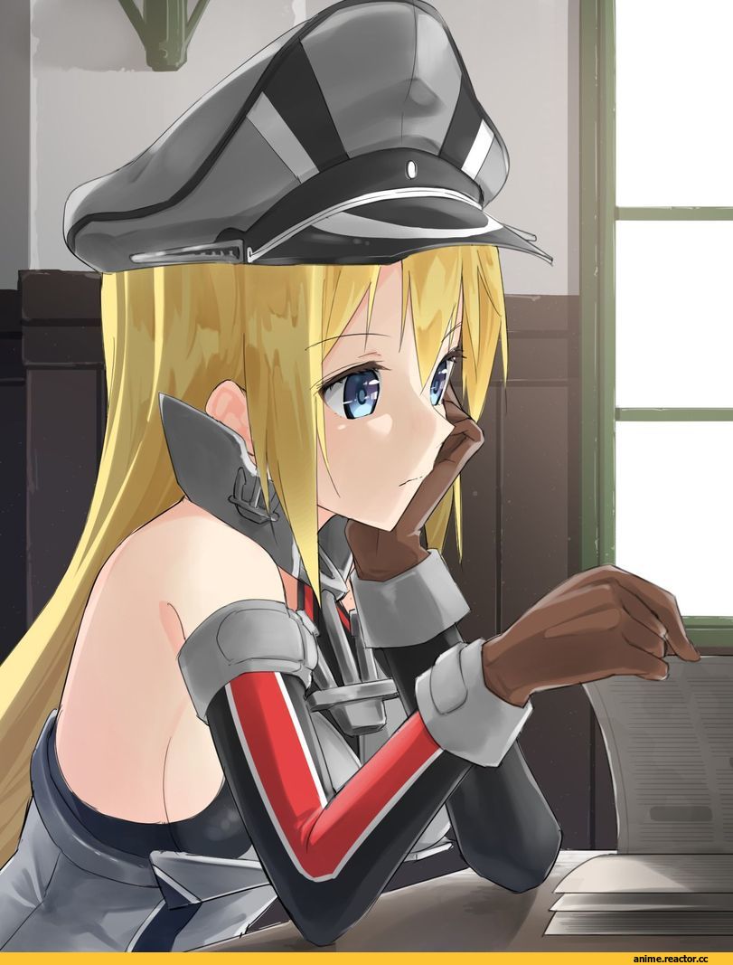 Bismarck (Kantai Collection), Kantai Collection, Аниме арт, max melon teitoku, Anime