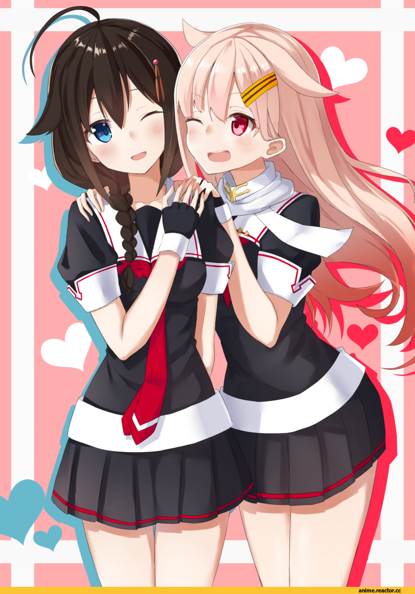 Shigure (Kantai Collection), Kantai Collection, yuudachi (kantai collection), shikuro (iorimiyakiyo), Anime