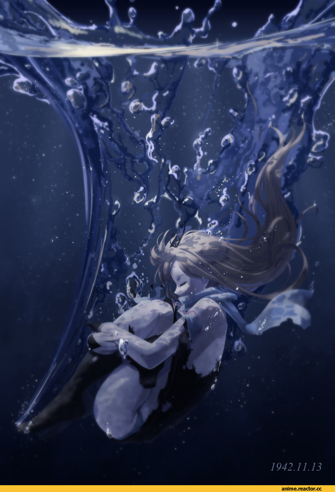yuudachi (kantai collection), Kantai Collection, mai, Anime Art, Anime