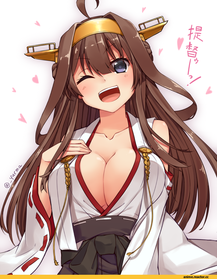 adyisu, kongou, Kantai Collection, Anime