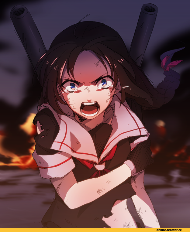 tukno, Anime Art, Shigure (Kantai Collection), Kantai Collection, Anime