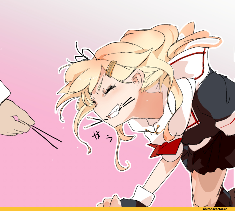 Yuudachi, Kantai Collection, Pocky, yamaioni (sasakama), Anime