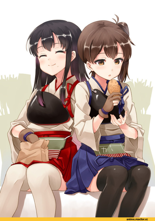 Hyuuga Azuri, Anime Art, Kaga (Kantai Collection), Kantai Collection, Akagi (Kantai Collection), Anime