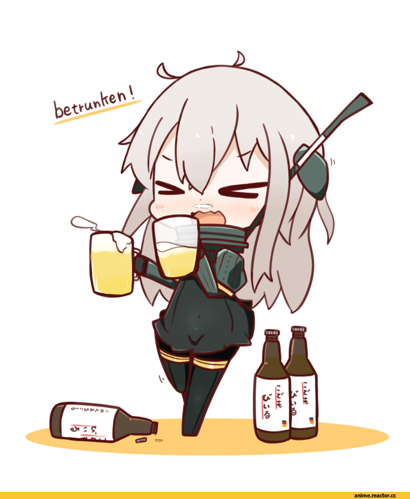nuu (nu-nyu), U-511 (Kantai Collection), Kantai Collection, Anime