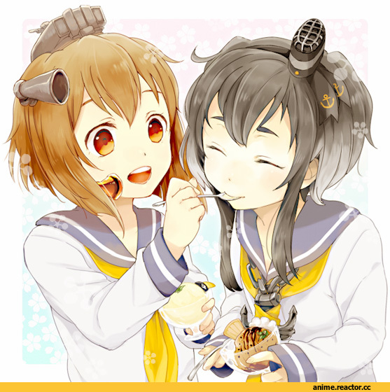 tokitsukaze, Kantai Collection, Yukikaze, Enmaru, Anime