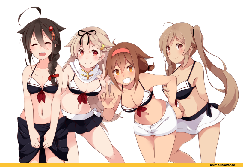 Murasame (Kantai Collection), Kantai Collection, Shigure (Kantai Collection), Shiratsuyu (Kantai Collection), yuudachi (kantai collection), Anime Ero Swim, Anime Ero, Anime