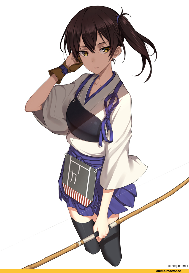 fame peera, kaga, Kantai Collection, Anime