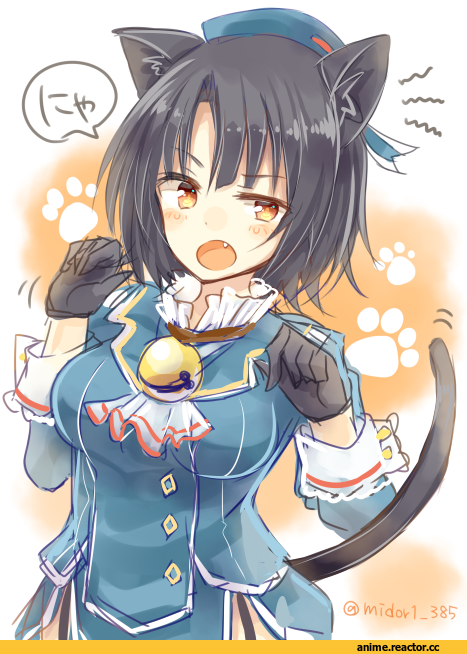 Неко, Animal Ears, Takao (Kantai Collection), Kantai Collection, Anime