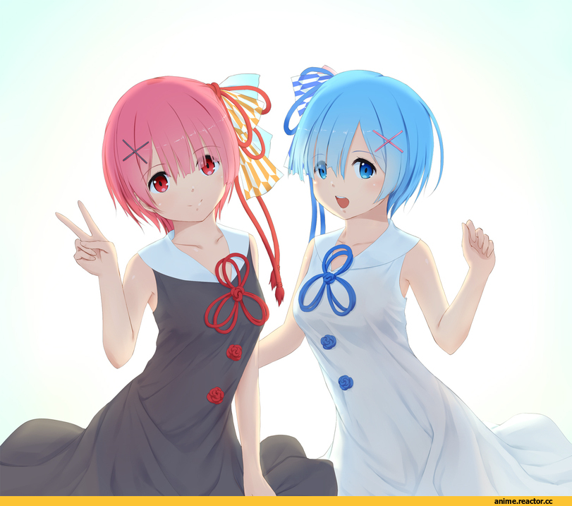 Re Zero Kara Hajimeru Isekai Seikatsu, Rem (re zero), Ram (Re Zero), Anime