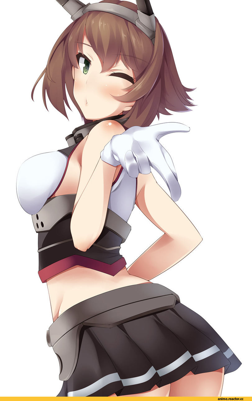 nksk, Mutsu, Kantai Collection, Anime