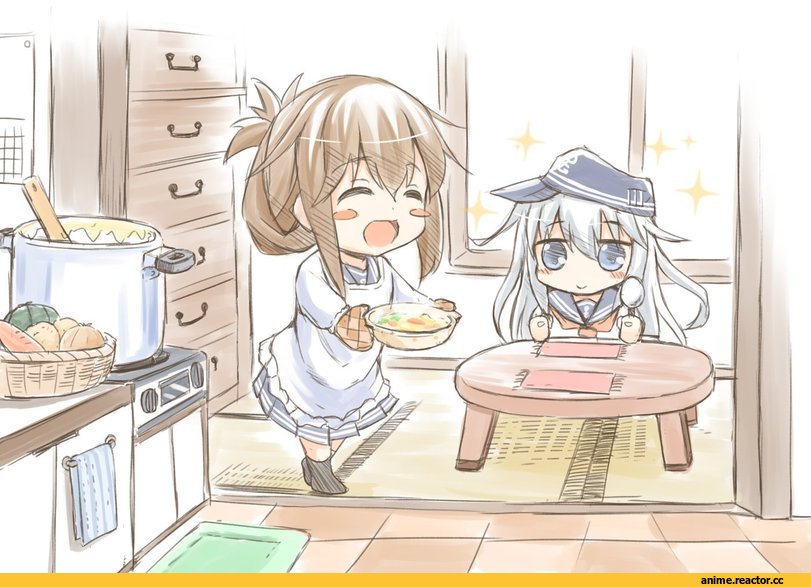 fujishima shinnosuke, Hibiki (Kantai Collection), Kantai Collection, Inazuma (Kantai Collection), Anime