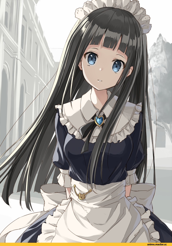 Nikkunemu, Anime Art, Maid, AO, Anime
