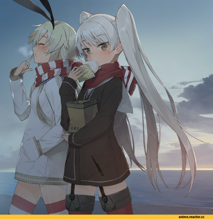 Hayashi Kewi, shimakaze (kantai collection), Kantai Collection, Amatsukaze (Kantai Collection), Anime