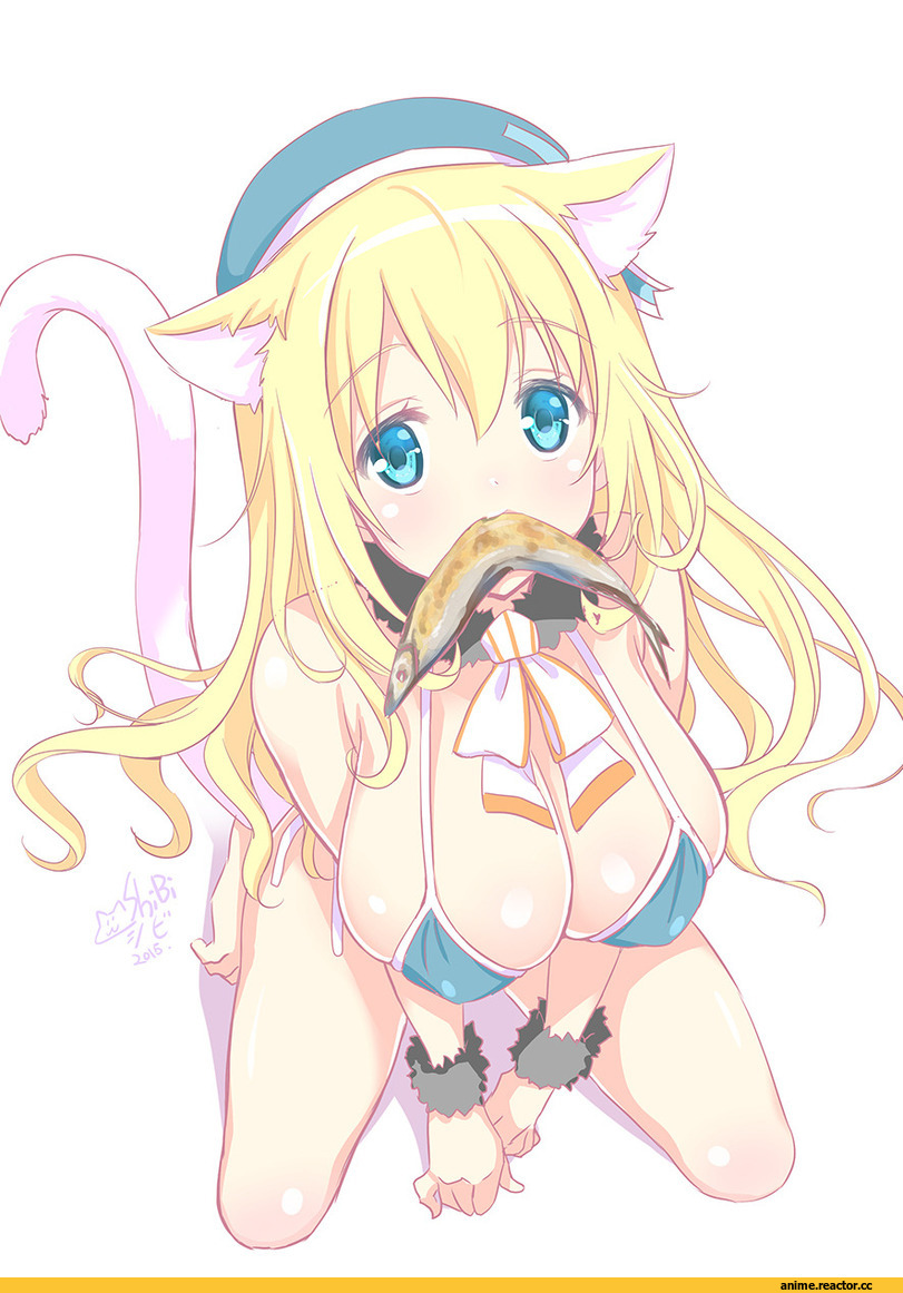 shibi, Atago (Kantai Collection), Kantai Collection, Anime Ero Kyonyuu, Anime Ero Oppai, Anime Ero, Anime Ero Swim, nekomimi, Animal Ears, Anime