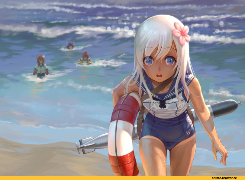 Kantai Collection, i-168 (kantai collection), i-19 (kantai collection), i-58, Ro-500 (Kantai Collection), Anime Art, Pinakes, Anime