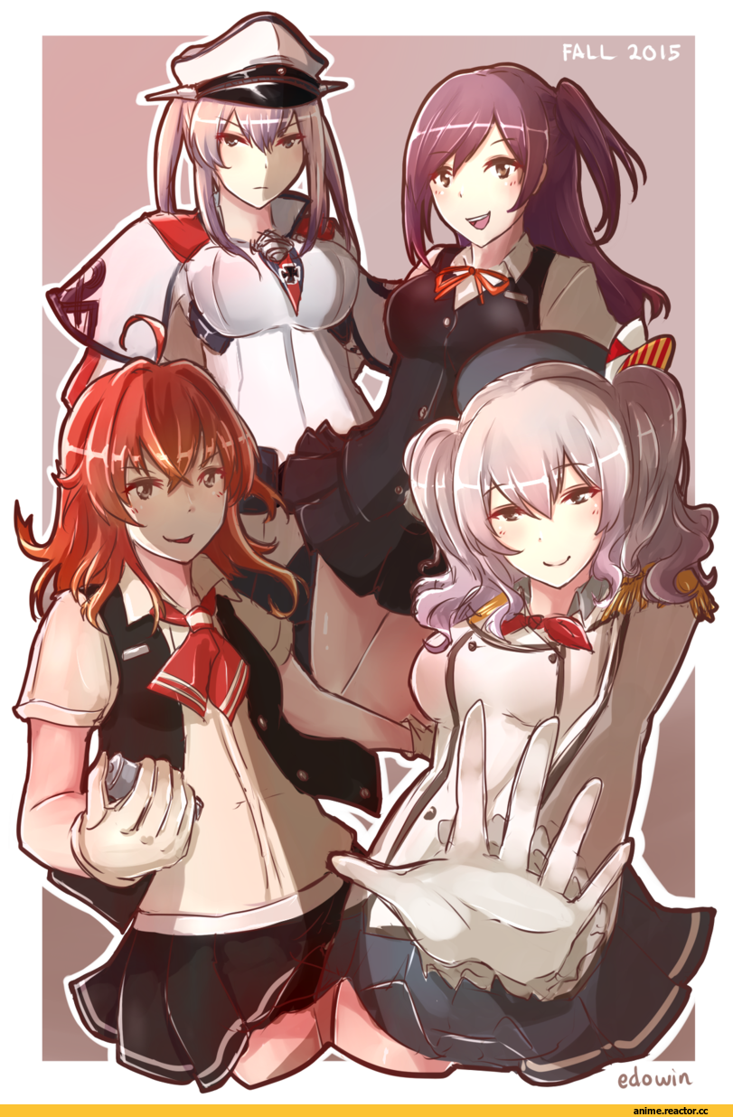 Arashi (Kantai Collection), graf zeppelin (kantai collection), Hagikaze (Kantai Collection), Kashima (Kantai Collection), Kantai Collection, Anime