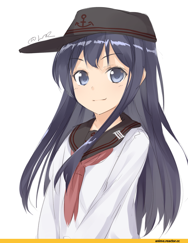 akai ronii, Akatsuki, Kantai Collection, Anime