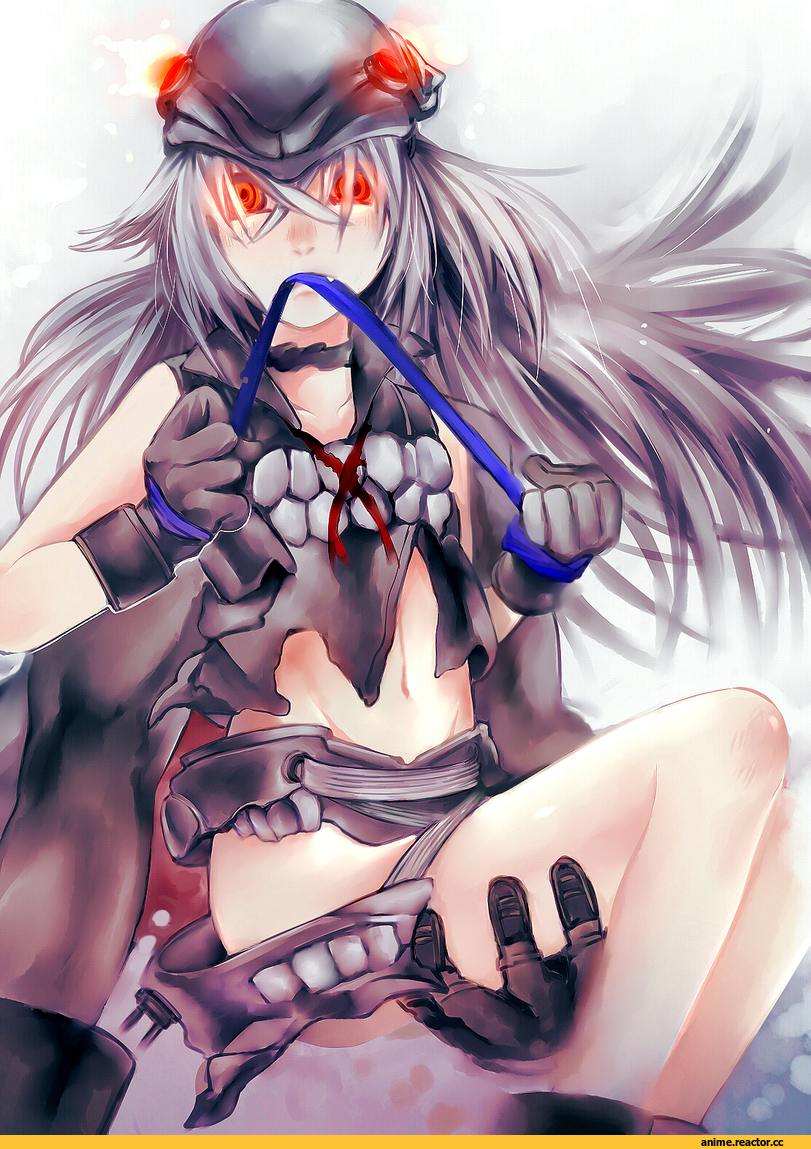 destroyer water demon, Kantai Collection, bai lao shu, Anime Art, Anime