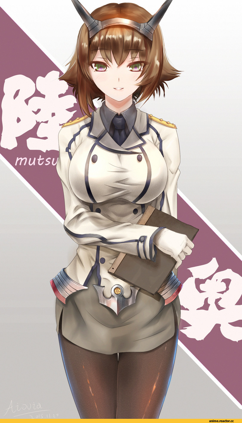Mutsu, Kantai Collection, Anime Art, Katori (Kantai Collection), aiovia, Anime