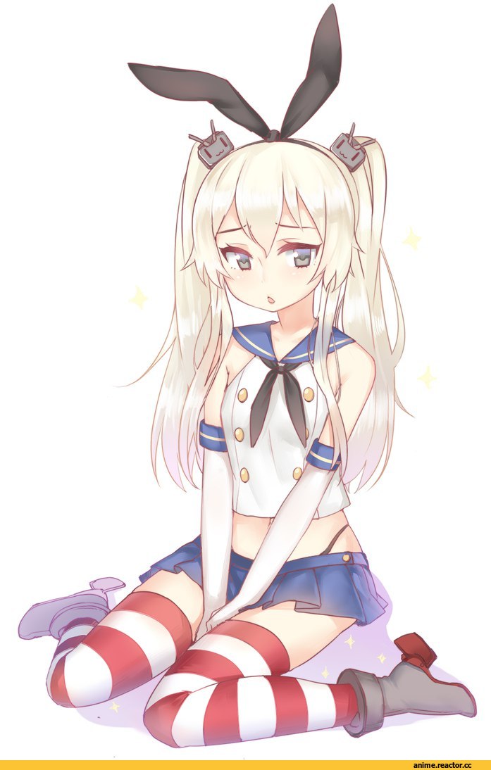 Kantai Collection, Shimakaze, twintails, Anime