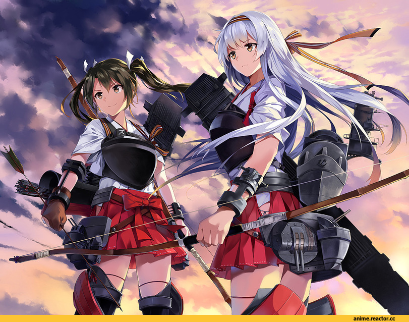 Shoukaku, Kantai Collection, Zuikaku, neko (yanshoujie), Anime Art, Anime