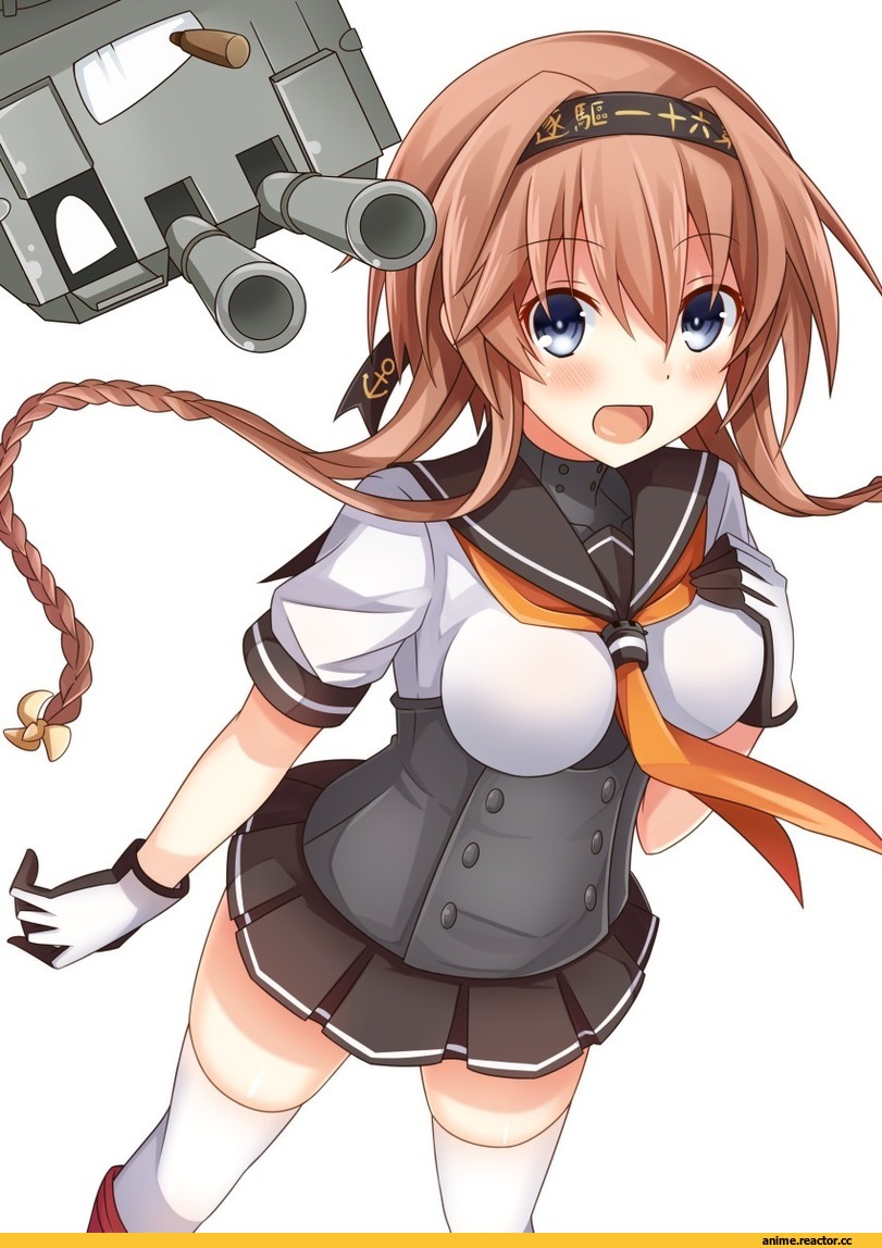 kuzuyu, Chou-10cm-hou-chan, Teruzuki (Kantai Collection), Kantai Collection, Anime