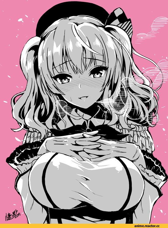 Kojima Saya, Anime Art, Monochrome (Anime), Kashima (Kantai Collection), Kantai Collection, Anime