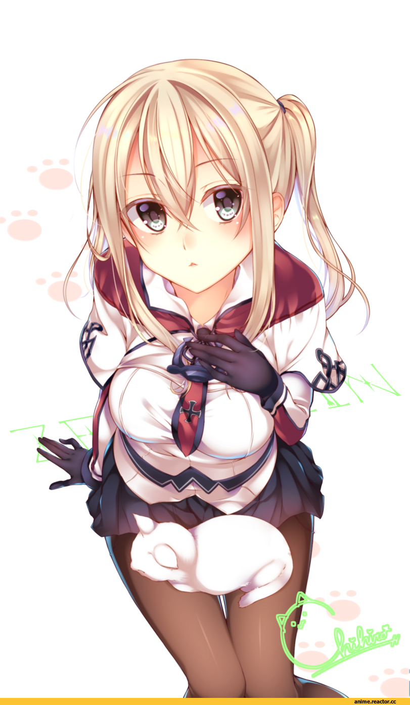 graf zeppelin (kantai collection), Kantai Collection, Anime Art, chihio, Anime