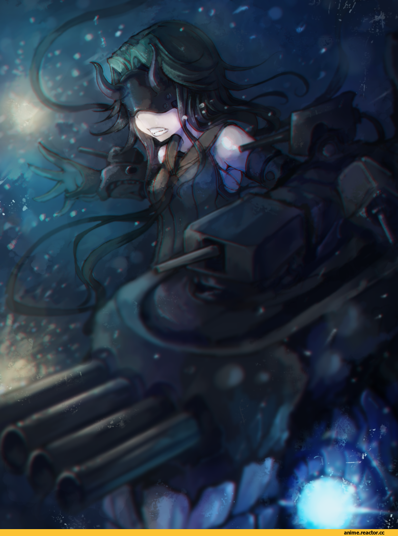 Kantai Collection, Light Cruiser Hime, Anime Art, kajaneko, Anime