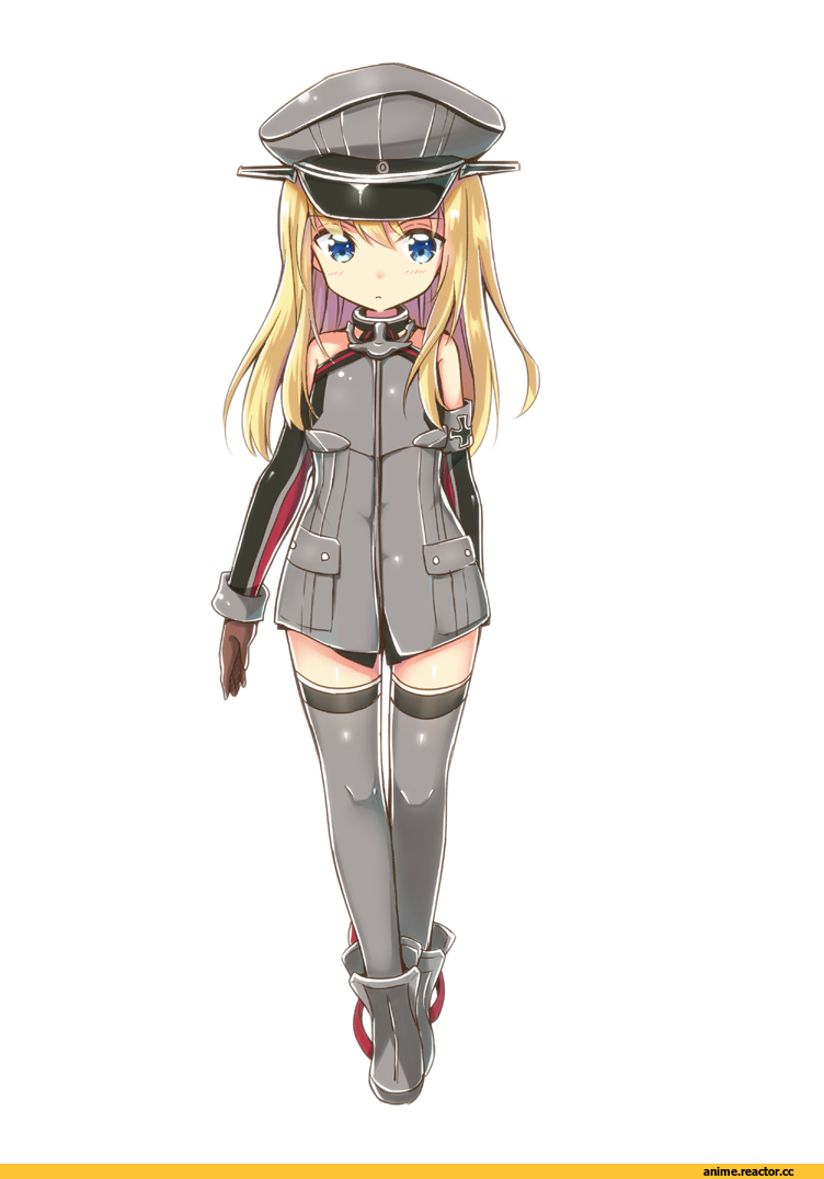 Anime Art, yoshikita popuri, Kantai Collection, Bismarck (Kantai Collection), Anime