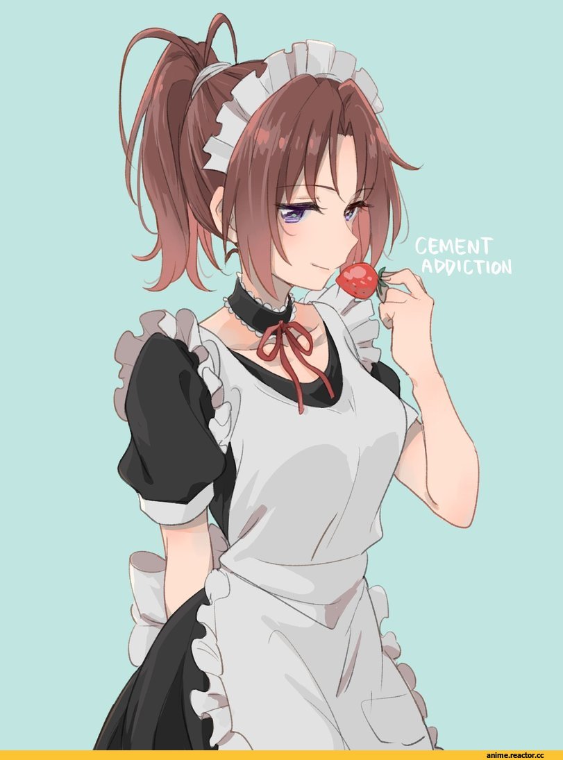 Nakagawa Natsuki, ponytail, Maid, Hibike! Euphonium, Anime