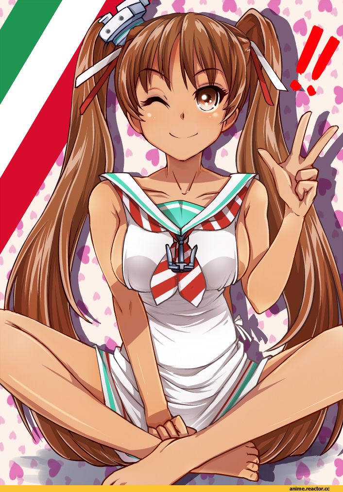 Libeccio (Kantai Collection), Kantai Collection, makumaxu, Anime Art, Anime