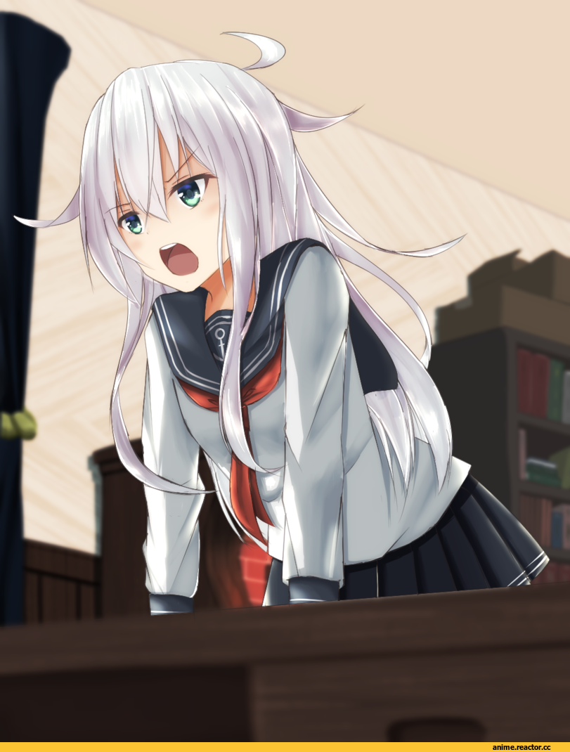 hibiki, Kantai Collection, risokaso, Anime