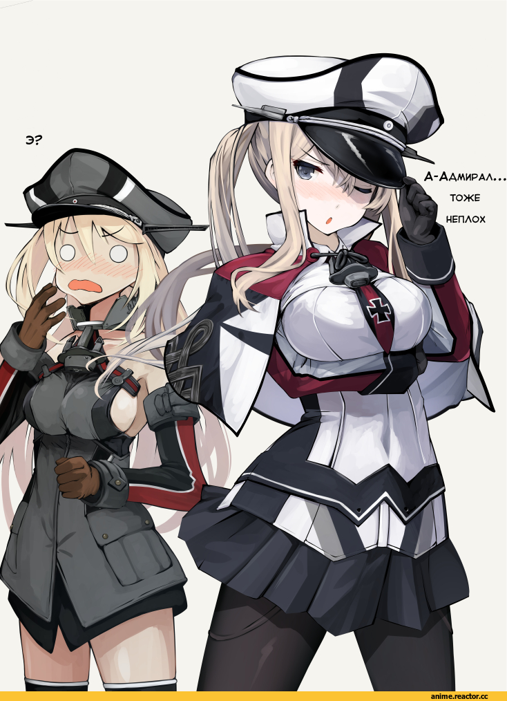 iwasaki takashi, graf zeppelin (kantai collection), Kantai Collection, Bismarck (Kantai Collection), Anime