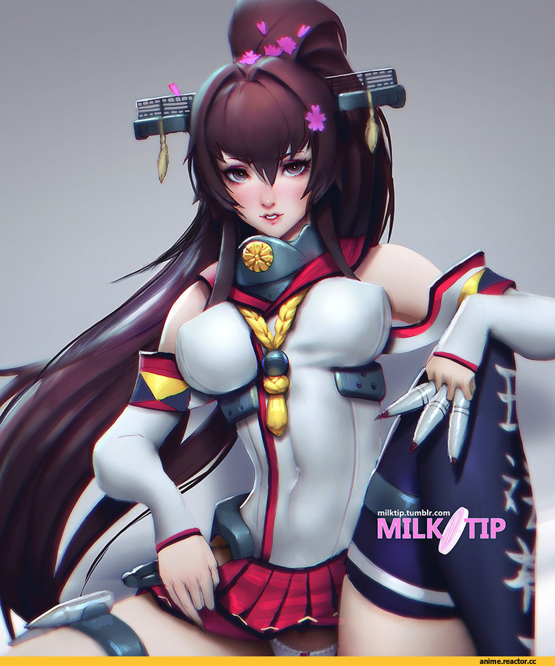 Yamato (Kantai Collection), Kantai Collection, Paul Kwon, artist, Anime Art, Adult pantsu, Anime Ero, Anime