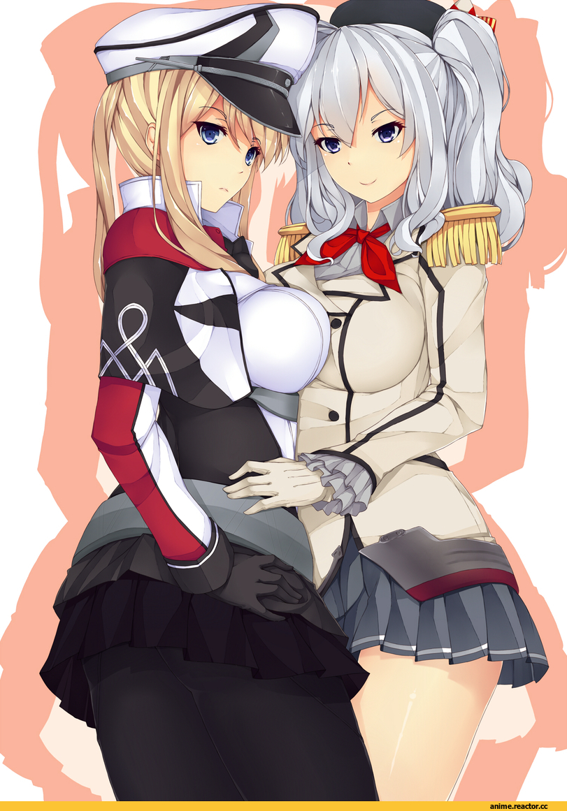 Graf Zeppelin, Kantai Collection, Kashima (Kantai Collection), pak ce, Anime Art, Anime