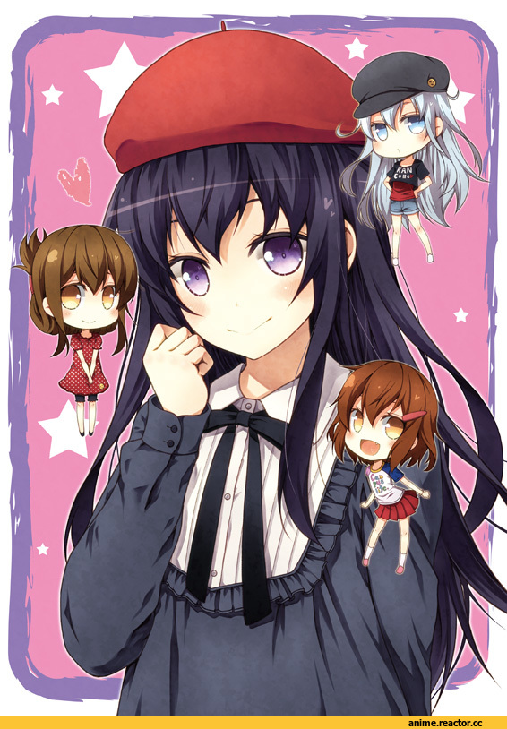 Akatsuki, Kantai Collection, Hibiki (Kantai Collection), Ikazuchi, Inazuma (Kantai Collection), kouji (campus life), anime loli, Anime