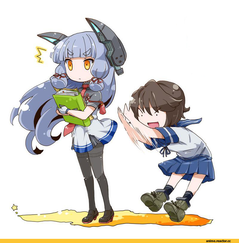 Murakumo (Kantai Collection), Kantai Collection, Miyuki (Kantai Collection), fudeyama (fudeco), Anime Art, Anime