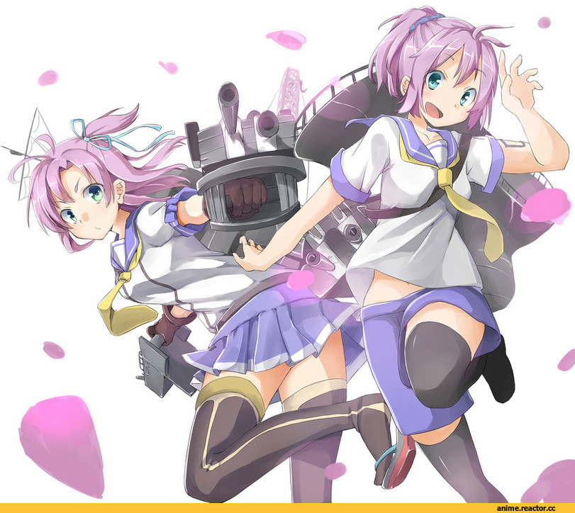 Aoba (Kantai Collection), Kantai Collection, Kinugasa (Kantai Collection), Аниме арт, sekiraame, Anime