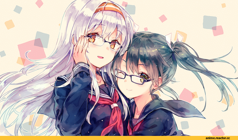 Hiten Goane Ryu, Anime Art, Shoukaku (Kantai Collection), Kantai Collection, Zuikaku (Kantai Collection), Megane, Anime
