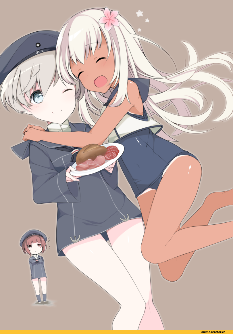 Ro-500 (Kantai Collection), Kantai Collection, Z1 Leberecht Maass (Kantai Collection), Z3 Max Schultz (Kantai Collection), Anime