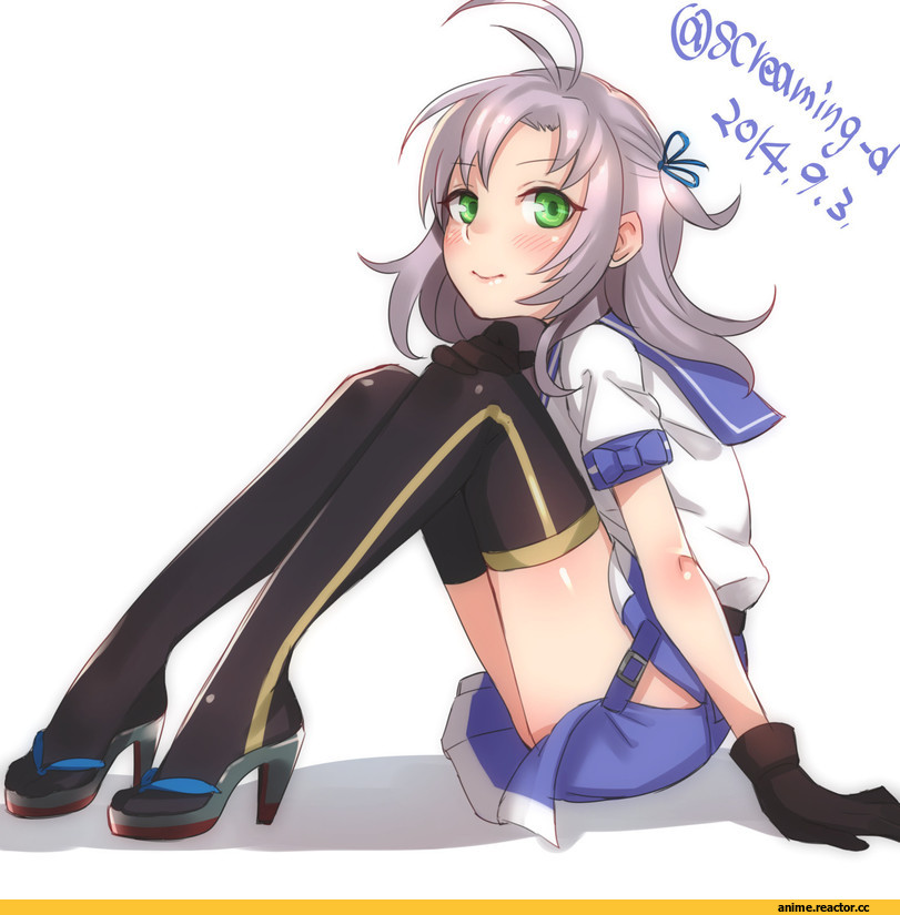 Kinugasa (Kantai Collection), Kantai Collection, Аниме арт, Inuhasiru, Anime
